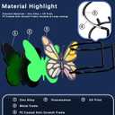Butterfly Magnetic Fridge Cup Holder for Stanley 30/40 oz, Glow-in-The-Dark Design, Space-Saving Anti-Scratch Anti-Slip Tumbler Organizer Rack, Best Gift Choice