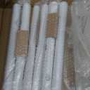 Haddockway Wooden Coat Rack Stand with 8 Hooks New Zealand Pine 3 Adjustable Coat Standing Tree Easy Assembly for Coats, Hats, Scarves and Handbags for Entryway, Hallway, Bedroom, Office, white (1 PC)