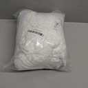 King Bed Skirt, Wrap Around Bed Skirt with Pleated Corner, 18 Inch Drop Pleated Waffle Weave Bedskirts, Anti-Slip, Microfiber, White, 18'' King