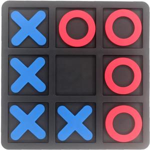 Tic Tac Toe Board Game,Tic Tac Toe Family Game, Classic Board Game, Classical Family Board Game,Children's Tic Tac Toe Game, Plastic tic tac Toe Game, Board Size 15 X 15 cm