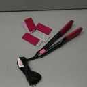 Terviiix Crimper Hair Iron with 4 Interchangeable Plates, Keratin & Argan Oil Infused Hair Crimper for Women, Volumizing Crimping Iron for Thin Fine Hair, 5 Heat Settings & 60 Mins Auto Off, Pink