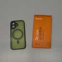 Symcele Designed for iPhone 17 Case, Compatible with MagSafe, [Camera Protection] [15FT Military Droptection] Shockproof Translucent Matte Anti-Slip Phone Case, 6.3", Alpine Green