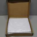 Lightweight Breathable Wrinkle-Free Brushed Microfiber 3-Piece Bed Sheet Set with 14-Inch Deep Pockets, Twin, Bright White, Solid