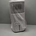 FLOWBREEZE 24" Windowless Portable Air Conditioner, 15H Timer&120Oscillation, 3-IN-1 Portable AC Unit with Remote, 2Gal Tank, 3 Modes & Speeds, Ultra-Quiet Ventless Swamp Cooler for Home-Office, Milk