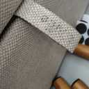 Dog Ramp for Couch and Bed, Dog Stairs for Small Dogs and Cats, Foldable Pet Steps for Medium Senior Dogs and Puppy, Split Ottoman Design Pet Ramp (Light Beige)