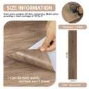 Peel and Stick Floor Tile Vinyl Flooring 20-Pack 30 Sq.Ft Brown Wood Look Plank Peel and Stick Flooring Self-Adhesive and Waterproof DIY for RV Bathroom Laundry Room (36 x 6inch)