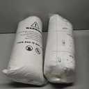 L LOVSOUL Goose Feather Down Pillow Standard Size of 1,Ultra Soft 100% Organic Cotton Fabric, 700TC,800 Fill Power, Luxury Hotel Collection Bed Gusseted Pillows for Back, Stomach or Side Sleepers (White)