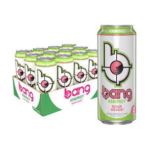Bang Energy Drinks Pack of 12 Zero Sugar 300mg Caffeine Vegan Gluten Free  BBD: 08-14-26$