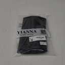 YIANNA Waist Trainer for Women Latex Underbust Waist Cincher Corset Sport Girdle Hourglass Body Shaper (Medium, Black)