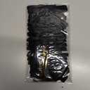 Ribbli Black Velvet Bows for Christmas Tree 24 Pcs Black Vintage Wreath Ribbon Bows for Door Garland Home Decor - 5 x 7 Inch, 3/8 Inch Wide