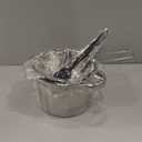 Double Boiler Pot Set, 600ml/0.5QT Chocolate Melting Pot with 1.5QT 304 Stainless Steel Pot, Melting Pot with Silicone Spatula for Melting Chocolate, Candy, Candle, Soap, Wax