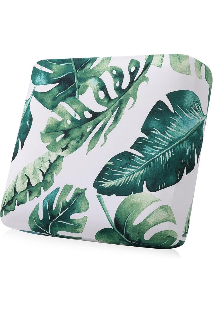 Smiry Printed Couch Cushion Covers, Stretch Soft Couch Covers for Sofa, Washable Non-Slip Sofa Slipcover Furniture Protector for Indoor and Outdoor (3 pack, Green)