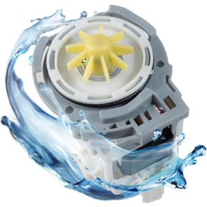 OEM W10876537 W10724439 Dishwasher Drain Pump Compatible with Whirlpool Kenmore KitchenAid ect. Replaces W10876537VP 4454971 AP6004843 PS11738151 EAP11738151 PD00038596