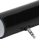 ciciglow Mini Speaker, Portable 3.5mm Plug Stereo Speaker for Smart Phones, Tablets, Laptops, MP3, and MP4 (Black)