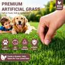 Artificial Grass 7x10 Ft, Fake Grass Turf with Non-Slip TPR Rubber Backing, Indoor Outdoor Grass Mat for Balcony, Patio, Pets, Portable Low Maintenance Lawn Carpet