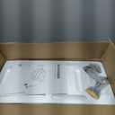 GLAHODEN Retractable Garden Hose Reel 1/2 in x 130 ft, 2025 Upgraded Dual Ratchet Lock UV & Freeze Protection Brass Seal Slow Retraction Anti-Tangle Hose 180Swivel Reinforced Scaffold Wall Mount (Light Gray)