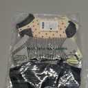 6 Pairs Cotton Crew Socks for Women, Breathable Novelty Funny Striped Dot Casual Cute Calf Socks Size 6-12 (Vintage Charm)