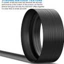 Jin&Bao Universal Garage Door Threshold Seal Strip 12FT Kit, Bottom Waterproof Rubber Weather Stripping ReplacementBlack, 1 Adhesive