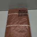 Burnt Orange Linen Tablecloth for Rectangle Table Farmhouse Boho Burlap Table Cloth with Tassel Kitchen Dining Room Rustic Oblong Terracotta Table Cover for Autumn Fall Halloween Party, 55x86 Inch
