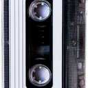 FAteam Case for iPhone 5 (2016) Matte Finish Heavy Duty Soft Back Cover with TPU Soft Bumper Retro Cassette Tape Case Compatible with iPhone 5 5s SE