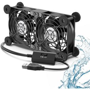 ELUTENG Dual Cooling Fan Whisper Quiet 80mm USB Fan 3 Adjustable High Speed USB Port Heatsink Fans Compatible for PS4, PS5, Router, Laptop, PC, Xbox Cooling Electronics ELUTENG Dual Cooling Fan Whisper Quiet 80mm USB Fan 3 Adjustable High Speed USB Port Heatsink Fans Compatible for PS4, PS5, Router, Laptop, PC, Xbox Cooling Electronics
