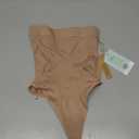 SHAPELLX Shapewear Tummy Control Seamless High Waisted Body Shaper Waist Slimming Thong Underwear Girdle Tummy Slimmer (01-skin-thong)