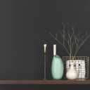 FunStick 36" x 200" Charcoal Black Contact Paper Solid Black Peel and Stick Wallpaper Removable Self Adhesive Wall Paper Roll Waterproof Black Vinyl Adhesive Wallpaper for Walls Cabinets Table Desk