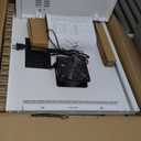 Tecmojo 9U Wall Mount Rack Network Cabinet for 19" IT Equipment,with Lockable Glass Door and Side Panels,Cooling Fan,17.7inch Depth,White,Computer/Electronics Equipment Data Rack