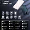 Selfie Light, 96 LED Phone Light with Metal Hotshoe & Clip, Rechargeable 2500K-8000K 360° Full Color 21 Scenes RGB Video Light for Phones, iPhone, Laptops, Cameras, Vlog, TikTok, Gifts for Women & Mom
