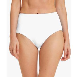 Women's Swim Bottom High Waist Retro Basic Full Coverage Bikini Tankini Swimsuit Briefs. Size 6