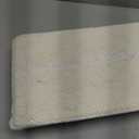 Cozyhealth - 3.15"H*23.6"L - Soft Lumbar Pillow for Sleeping, Memory Foam Back Lumbar Support Cushion for Lower Back Pain Relief Bed Waist Sleep Support Pillow for Side, Back Sleepers (White, Large)