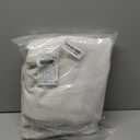 NICETOWN Natural 100% Blackout Linen Curtains 84 inch Long Burg for Living Room, 2 Panels, 52" Wide, Farmhouse Thick Completely Blackout Window Treatment Thermal Insulated Warm Drapes for Winter