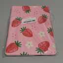 Kidcube for Kindle Fire HD 10/10 Plus Tablet Case - 13th/11th Generation (2023/2021) 10.1" Women Girl Cute Girly Strawberry Kawaii Rotating Stand Pencil Holder Folio Case for Amazon Fire HD 10/10 Plus