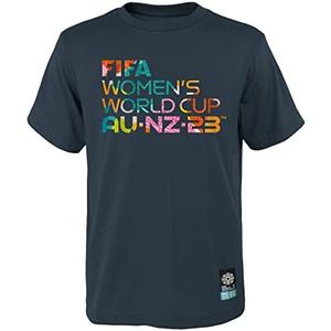 Outerstuff FIFA 2023 Women's World Cup Wordmark Tee (Black, XS)