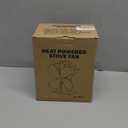 COMBIUBIU 4 Blade Wood Stove Fan, Heat Powered Fireplace Fan for Efficient Warm Air Circulation, Silent Operation Stove Accessories for Log/Wood Stove, Durable Design