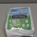 Pet Soft Disposable Cat Diapers - Female Dog Diapers for Cats & Dogs in Heat Period or Urine Incontinence, Doggie Diapers Ultra Absorbent Leak-Proof Puppy Diapers 24pcs (Green, XXS)