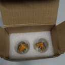 Hompavo LED Flame Light Bulbs, 3W Flickering Fire Bulb, E26 Glass Shell for Halloween Christmas Party Patio Porch Home Indoor & Outdoor Decorations - 2