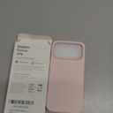 ORNARTO Compatible with iPhone 17 Pro Max Case 6.9", Slim Liquid Silicone 3 Layers Soft Gel Rubber Shockproof Protective Cover with Anti-Scratch Microfiber Lining-Chalk Pink