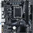 GIGABYTE H610M S2H V2 Motherboard, Supports 14th/13th/12th Gen Intel Core Processors (LGA 1700), mATX, DDR5, 1x M.2, PCIe 4.0, USB-C, HDMI, 2X DisplayPort, D-Sub, 1GbE LAN