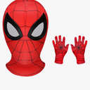 Halloween Mask with Gloves Role Play Costumes Mask for Adult Kids Elastic Fabric