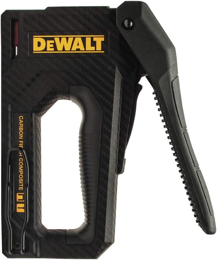 DEWALT Staple Gun, Carbon Fiber Body, 2-in-1 Tacker (DWHT80276) (One Size)