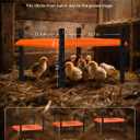Brooder Plate for Chicks, 12" x 16" Heat Plate for Chicks for 20 Chick, 75 Watts Chicken Coop Heater with Adjustable Temp Timer & Height & Angle, IPX4 Waterproof, UL-Certified