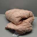 Bedsure King Comforter Set - Coral Pink Comforter, Boho Tufted Shabby Chic Bedding for Kids, 3 Pieces Vintage Farmhouse Bed Set for All Seasons, Fluffy Soft Bedding with 2 Pillow Shams