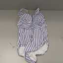 Eomenie Women's One Piece Swimsuit Tummy Control Bathing Suit V Neck Slimming 1 Piece Swimwear, S