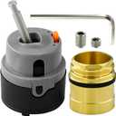 RP50587 Cartridge Replacement for Delta Single Handle Kitchen and Lavatory Faucets, Works with DIAMOND Seal Technology Models Featuring a 36 mm Motion, (Include RP51503 Bonnet Nut