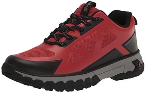 Bass Outdoor Women’s Peak Seamless Hiking Shoes – Lace-Up Trail Sneakers, Paprika, 7