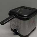 Chefman Fry Guy, The Most Compact & Convenient To Deep Fry Comfort Food, RestaurantStyle Basket With A 1.6Quart Capacity, EasyView Window & Adjustable Temp Control, Stainless  1.5 Liter