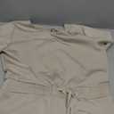 Womens Two Piece Lounge Sets Mock Turtleneck Tops Wide Leg Drawstring Pants Sweatsuit with Pockets XL