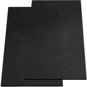 2 Pack Garage Floor Mat, 60 x 36 Inch Oil Spill Mat for Under Car Driveway Mats with Waterproof Backing, Black Reusable Rubber Mat Garage Mat for Protecting Surfaces