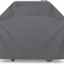 Unicook Gas Grill Cover for Outdoor Grill, 60 Inch BBQ Cover, Heavy Duty Waterproof, Fade Resistant Barbecue Protector Compatible with Weber Char-Broil Nexgrill BBQs up to 58" Wide, Gray